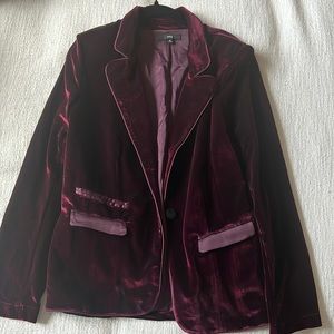 Velvet blazer